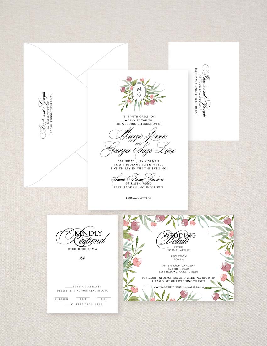 ROSE GARDEN SUITE 5 Piece