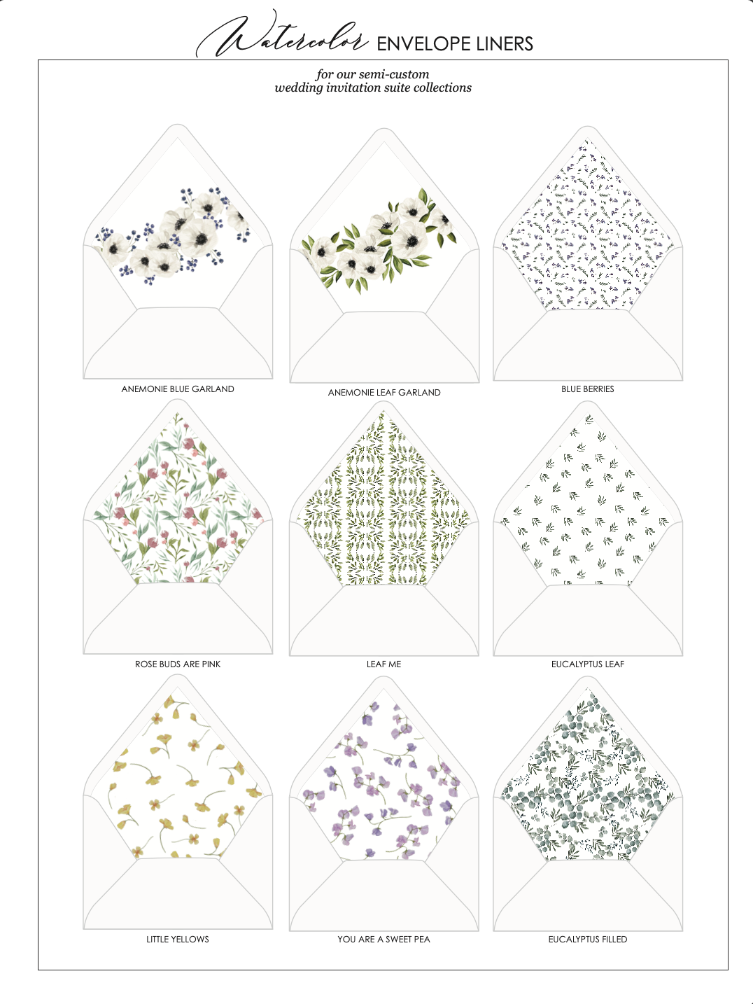 Envelope Liners