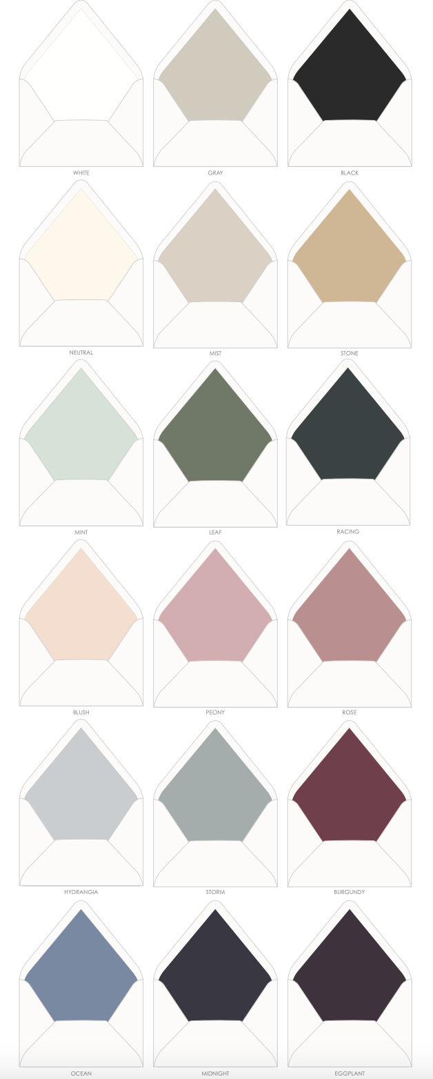 Envelope Liners