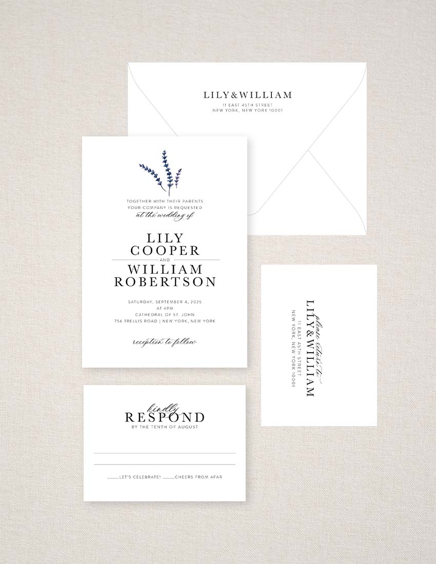 LAVENDER SUITE 4 Piece